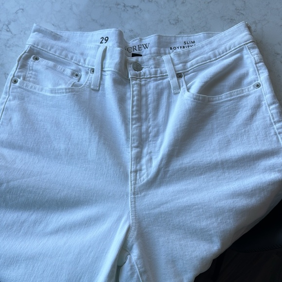 Jcrew white slim boyfriend - Picture 7 of 7